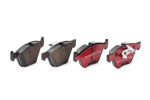 Front brake pad set - brake, fits