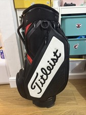Titleist Midsize Tour Golf Cart Bag, Black, 6-Way divider, rainhood, very decent