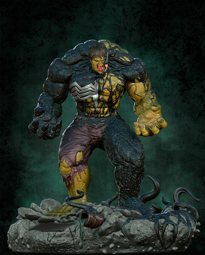Hulk venom vs3d - venom, by