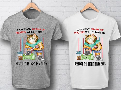Funny gym cat adult kids - cat,