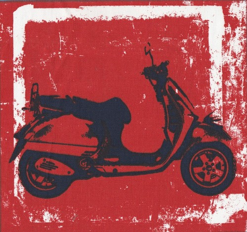 Fabric picture panel - fabric, picture panel scooter