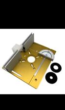 Router Table Insert Plate Aluminum Alloy Wood Milling Flip Board Trimming Machin