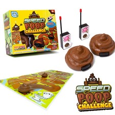 Remote Control Poo Challenge Game with Racing Mat Drive Spin Fart Hilarous Game