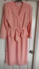 Mother Of Bride Dress, Suit, Wedding, Event, Salmon Pink Size 14 By Condici 
