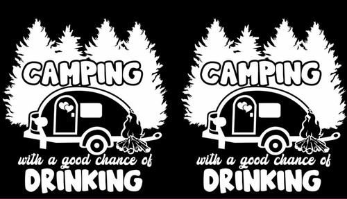 Camping with good chance - with,