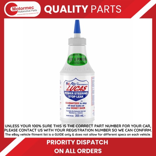 Lucas oil 40008 power steering - oil,