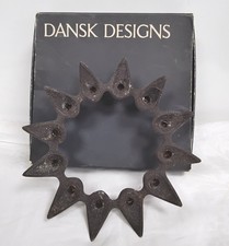 Dansk Designs Star Cluster Brown Iron Taper Candelabra - T19