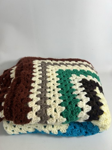 Vintage crochet blanket throw - crochet,