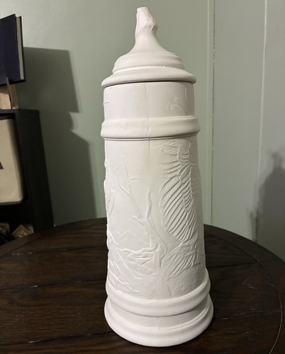 Large unpainted ceramic bisque - unpainted,