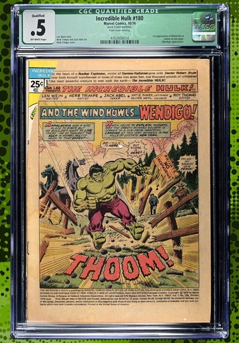 Incredible hulk 180 cgc - cgc, .5