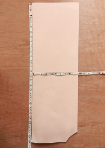 Veg tan leather offcuts - tan,