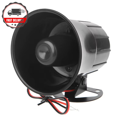 Wired loud alarm horn 110db - loud,