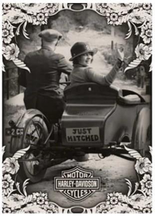 Harley davidson just - just, hitched