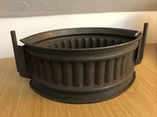An antique French game pie mould 20cm x 14cm x 8cm