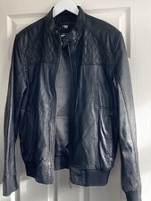 Peter Worth Leather Bomber Jacket