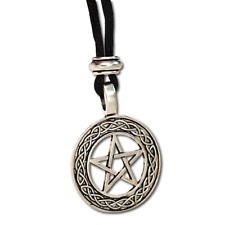 Pentacle Pendant Infinity Knot Necklace Pentagram Pagan Wiccan Ethnic Jewellery
