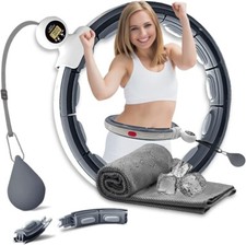 K-MART Weighted Hula Hoop, Infinity Smart Hula Hoops with 16 Counter, 360