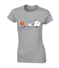 BAD TEETH BAD SWEETS LADIES T SHIRT FUNNY CUTE CARTOON DESIGN JOKE NOVELTY TOP