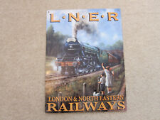 Flying Scotsman Print on Metal Background- Excellent