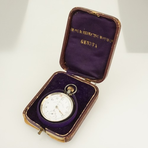 Rare silver chronograph - silver,