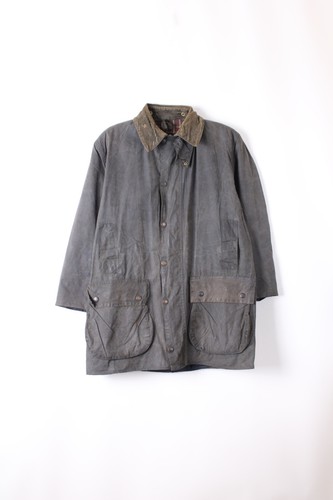 Barbour border wax - barbour, grey