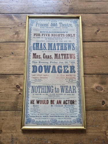 Antique original advertising - original,