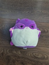 Squishmllows Joy The Flying Squirrel Sugar Glider Purple Plush Soft Toy 8 Inch