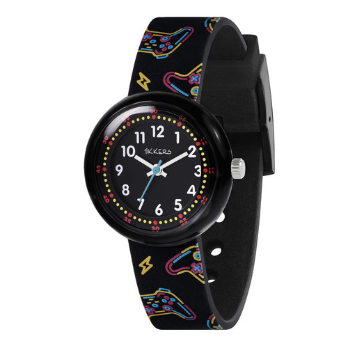 Tikkers black printed gamer - black,