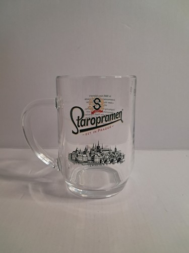 Staropramen beer pint glass - beer,