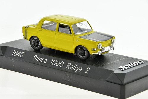 Simca 1000 rallye yellow - 1000,