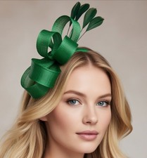 Jade Green Fascinator Alice