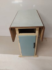 Table-Ette 1950s Retro Kitchen Base Unit Green Cream Paint