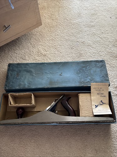 Jointer plane vintage record - plane,