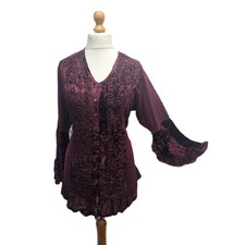 Velvet Blouse Winter Festive