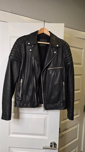 Mens all saints black - all, leather