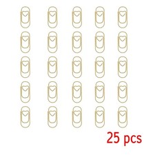 25 x Small Heart Shaped Gold