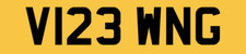 Viewing View Property Agent Rent Let Personal number plate private reg V123 WNG