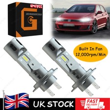 For Vw Golf Mk 5 6 7 H7 6500k White Led Headlights Bulb Kit Canbus Error Free Z7
