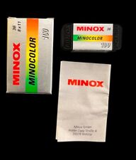 Rare - Minox - Minocolor 36 EXP Film 8X11 ASA 100 21 DIN Color.