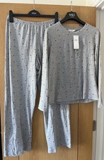 M&S PJs Pyjamas Set Long