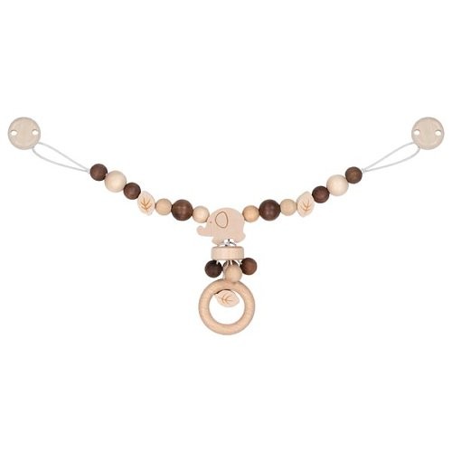 Wooden baby pram chain - wooden,