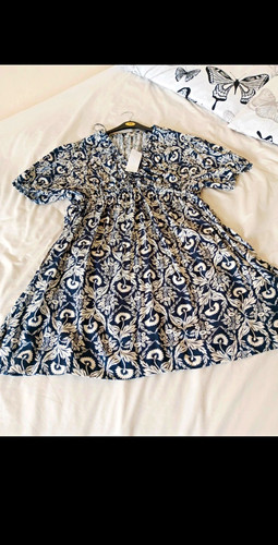George blue white floral - george,
