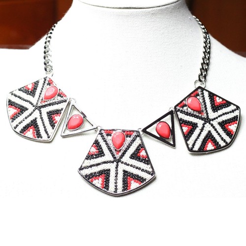 Silver coral stone seed bead - silver,