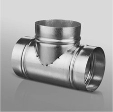 150mm Metal T Piece Duct