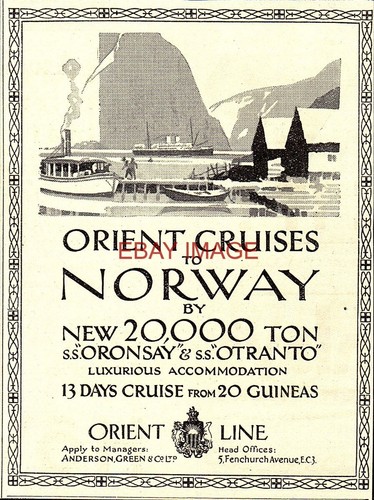 Advert orient cruise line - orient,
