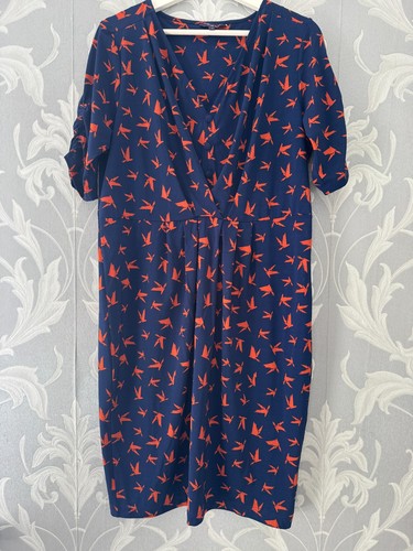 Ladies twiggy dress blue - twiggy,
