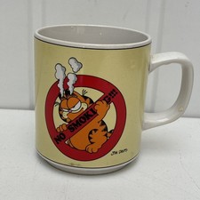 GARFIELD "NO SMOKING" MUG 1978