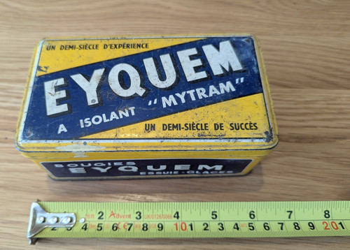 Vintage french metal box - vintage,