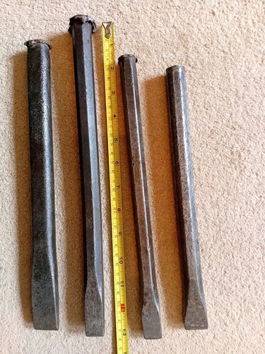 Vintage cold chisels made in - cold, chisels.