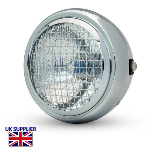 Headlight chrome mesh - 6.5",